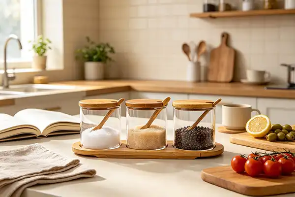Are bamboo lid seasoning jars with spoon good?